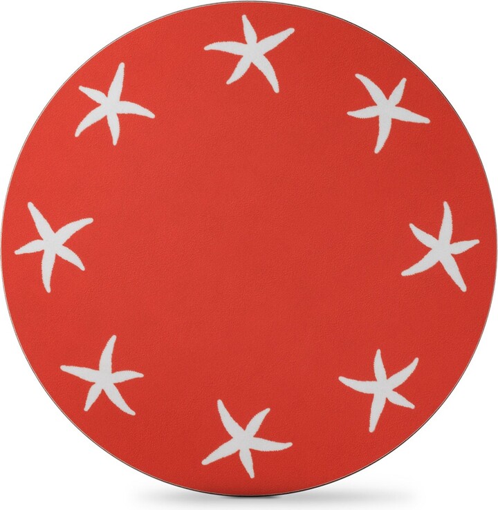 Alice Peto Round Starfish Placemat Coral Set of 4 ShopStyle