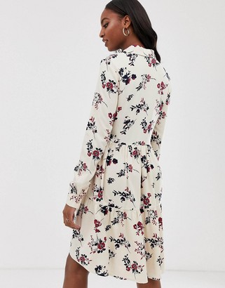 Y.A.S Tall floral high neck dress