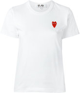 Comme Des Garçons Play - logo patch T-shirt - women - coton - XS