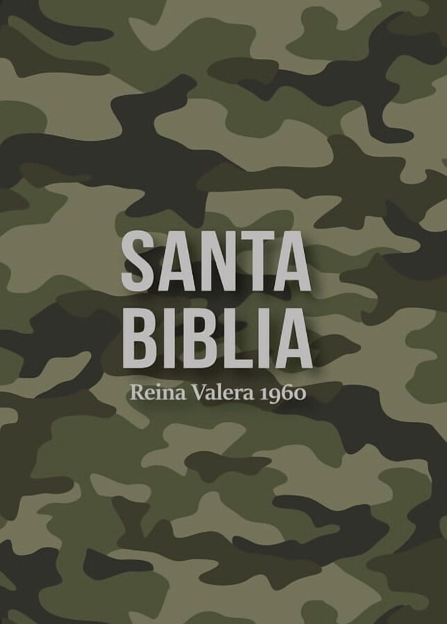 Biblia Rvr 1960 Compacta SÃmil Piel Camuflaje Verde (Bible Rvr 1960 Compact Size Leatherlike Green Camouflage (Spanish E, (Hardcover)