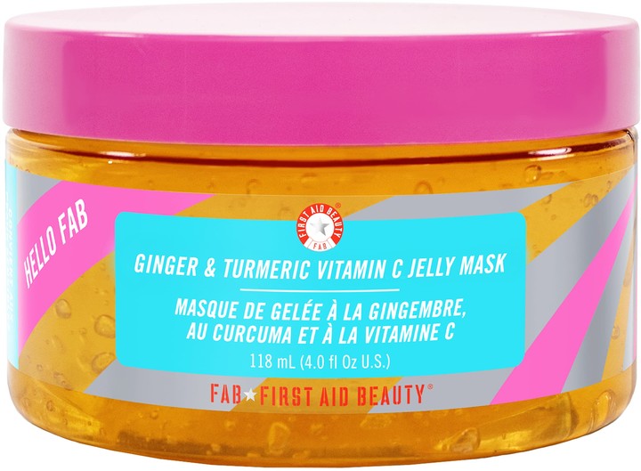 First Aid Beauty Hello FAB Ginger and Turmeric Vitamin C Jelly Mask的圖片搜尋結果