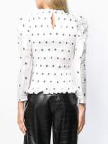 Thumbnail for your product : Ulla Johnson Leonis embroidered taffeta blouse