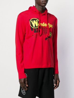Walter Van Beirendonck Pre-Owned 2010's Wonder drawstring hoodie
