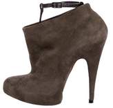 Thumbnail for your product : Givenchy Suede Platform Ankle Boots