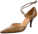 Thumbnail for your product : Hermes Leather Pointed-Toe Pumps
