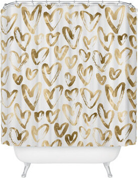 East Urban Home Floral Single Shower Curtain