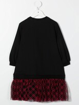 Thumbnail for your product : Philosophy di Lorenzo Serafini Kids Embroidered-Logo Sweatshirt Dress