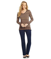 Thumbnail for your product : Westbound Striped V-Neck Tunic