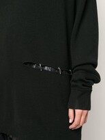 Thumbnail for your product : Tibi V-neck slit detail sweater
