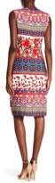 Thumbnail for your product : Chetta B Extended Cap Side Print Dress
