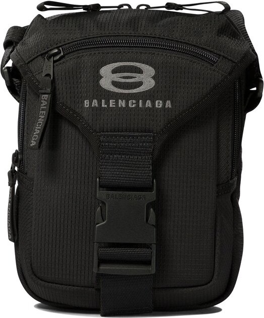 ショルダーバッグ Balenciaga Black Nylon Small Monaco Crossbody Bag Balenciaga Small Monaco Nylon Shoulder Bag in Black | Lyst