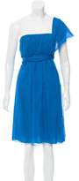 Thumbnail for your product : Philosophy di Alberta Ferretti One-Shoulder Silk Dress w/ Tags