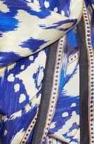 Thumbnail for your product : Lucky Brand Ikat Tassel Fringe Silk Scarf