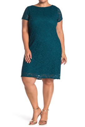 teal plus size dress