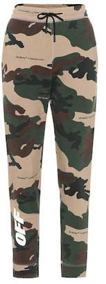 Off-White Camouflage cotton sweatpants