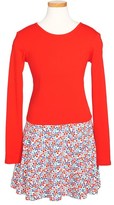 Thumbnail for your product : Tea Collection Jersey Long Sleeve Dress (Little Girls & Big Girls)