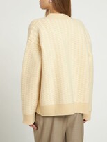 Thumbnail for your product : Jil Sander Micro wool jacquard knit cardigan