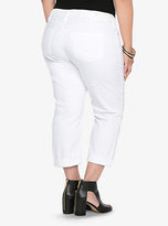 Thumbnail for your product : Silver Jeans Suki Mid Capri Jean with Lace Inset