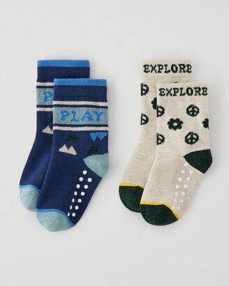 Roots Toddler Play Sock 2 Pack
