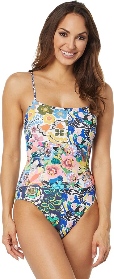 Johnny Was Layla Spaghetti Strap One-Piece