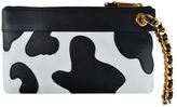 Thumbnail for your product : Moschino Cow Motif Nappa Leather Clutch