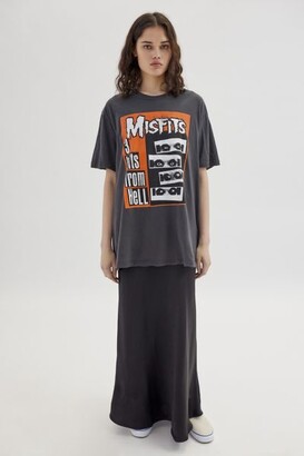 Urban Outfitters Misfits 3 Hits From Hell Overdyed T-Shirt Dress - ShopStyle