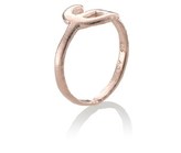 Thumbnail for your product : Bjorg Rose Gold Alphabet Rings G - L