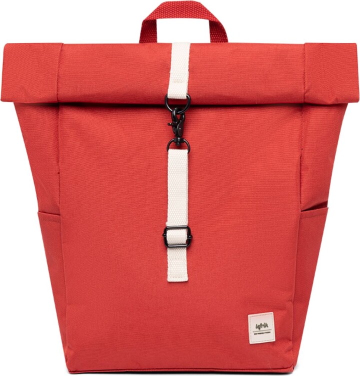 Lefrik Women's Roll Top Mini Backpack Red ShopStyle