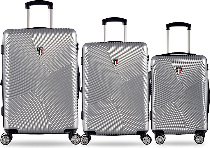 TUCCI Italy 3Piece Hardshell Spinner Suitcase Set ShopStyle Rolling