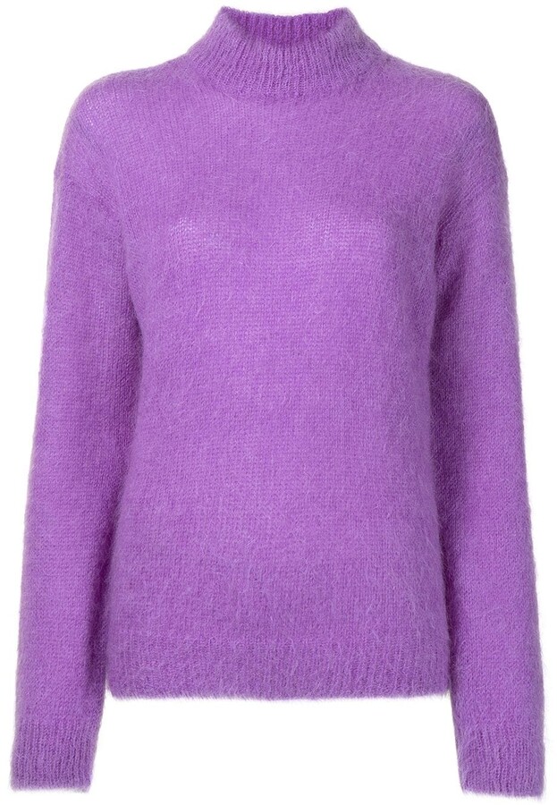 Purple Mohair Sweater | Shop the world's largest collection of fashion |  ShopStyle