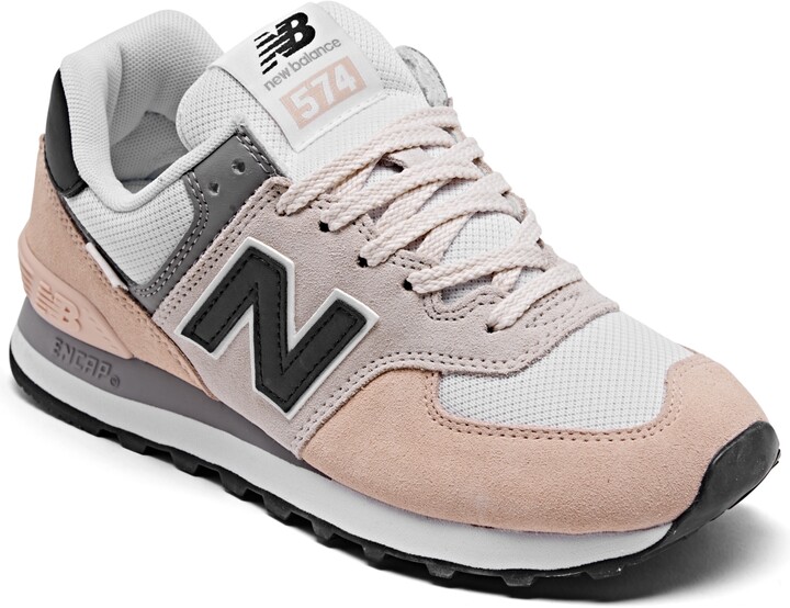 new balance women's 574 iridescent casual sneakers from finish line