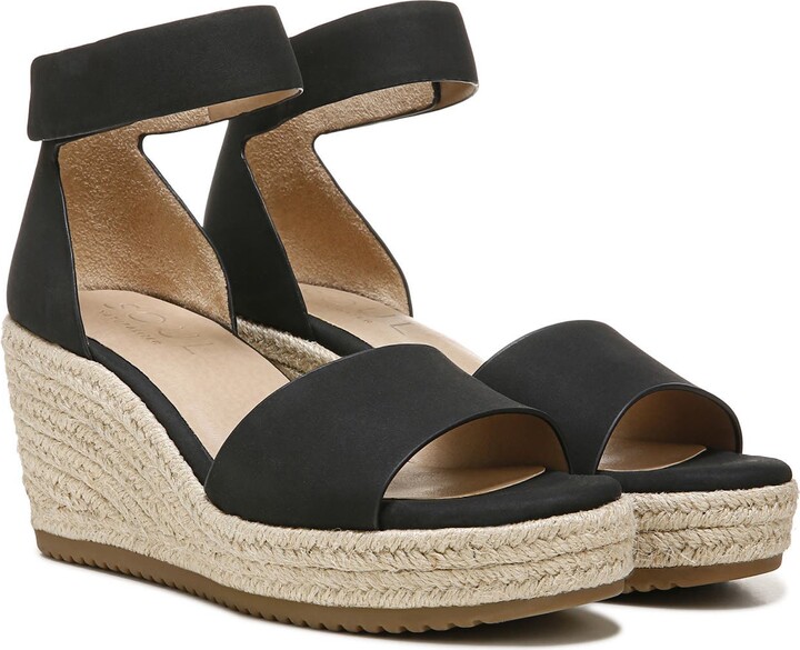 Soul Naturalizer Oakley Ankle Strap Espadrille Wedge Sandal