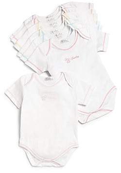 Kissy Kissy Baby Girl's Seven-Piece Day of The Week Cotton Bodysuit Set