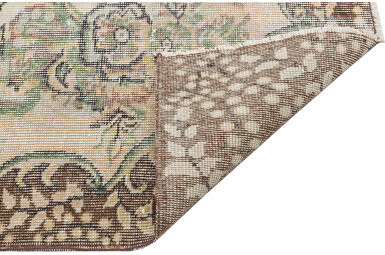 Isabelline Hull Antique Hand Woven Beige Rug
