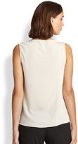 Thumbnail for your product : Halston Crepe Draped Blouse