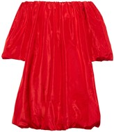 Thumbnail for your product : Valentino Off-shoulder silk taffeta minidress