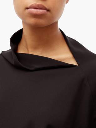 Hillier Bartley Pillowcase Asymmetric Crepe Blouse - Womens - Black