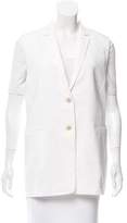 Thumbnail for your product : Helmut Lang Linen Blend Notched-Lapel Vest
