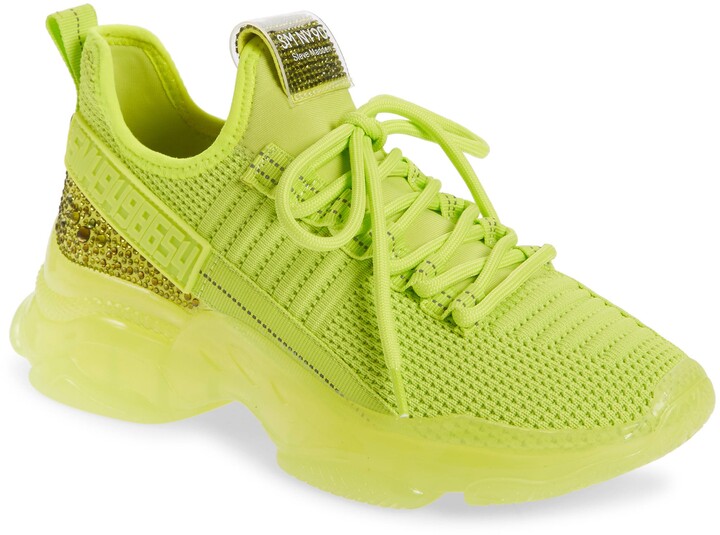 womens lime green sneakers