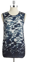 Thumbnail for your product : Vince Camuto Patterned Hi-Lo Tank