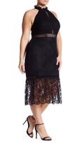 Thumbnail for your product : ABS by Allen Schwartz Sleeveless Lace Dress (Plus Size)