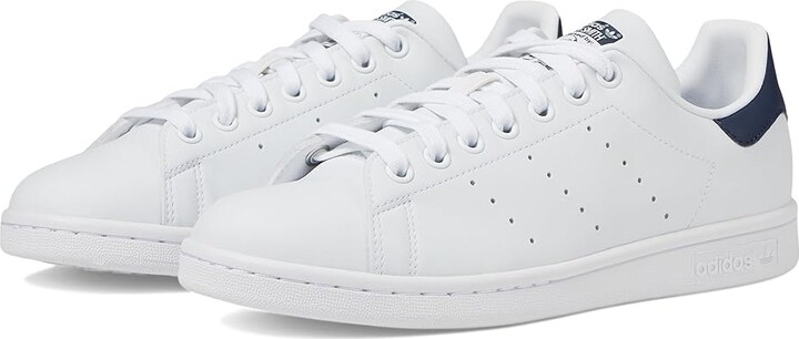 adidas Originals Stan Smith Women's Tennis Shoes Footwear White/Collegiate Navy/Footwear White : 5 B - Medium, Synthetic