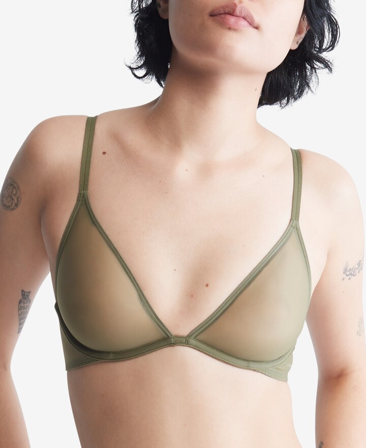 Calvin Klein Sheer Bra | Shop The Largest Collection | ShopStyle