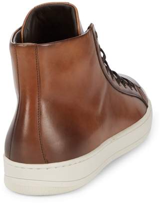 Bruno Magli Wilson Leather High-Top Sneakers