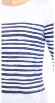 Thumbnail for your product : Vince Marker Stripe Long Sleeve Tee