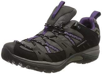 Merrell Women's Siren Sport Gtx Low Rise Hiking Shoes, Black (Black/Perfect Plum), 6 UK (39 EU)