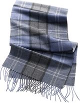 Thumbnail for your product : Jos. A. Bank Cashmere Scarf- Blue/Grey/Denim Plaid