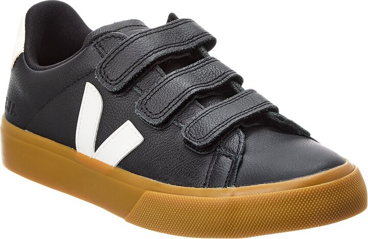 Veja Recife Logo Leather Sneaker