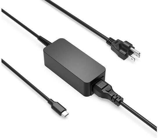 SOYE 45W Charger Fit for HP Chromebook 14, USB C - New Version - 10Ft Extended Sturdy Cable, (UL Certified Safety), PD Fast Charging, X360 14-CA051WM...