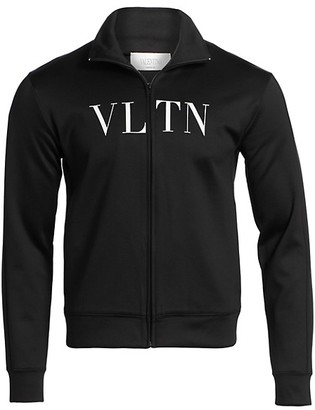 Valentino Logo Zip-Front Track Jacket